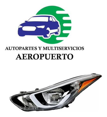2014-2015-2016 Hyundai Elantra Faro Foco Unidad Calidad Lh!! Foto 4