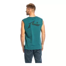Remera S/m Comp Wash Rusty Teal