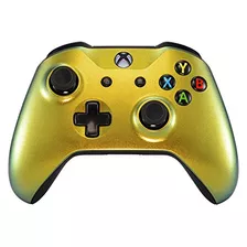 Carcasa Forntal Para Control Xbox One S / X Color Oro Verde