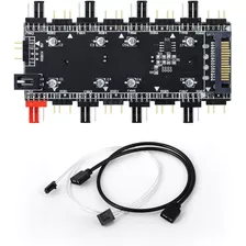 Hub Pwm Rgb 8 Puertos Para 5v 3 Pines Rgb Con 5v 4 Pine...