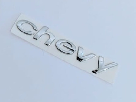 Emblema  Chevy C2 Letras Cromadas Foto 2