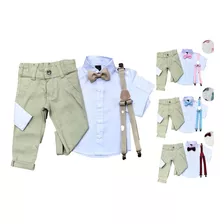 Roupa Infantil Menino Batizado Casamento Tamanho 1 Ao 8