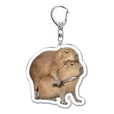 Chaveiro De Acrílico Animal Presente Acessório Meme Capivara