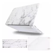 Estuche Para Laptop Macbook Pro 13 A1989 Mármol Blanco