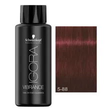  Tinte En Gel Tono Sobre Tono 60ml Igora Vibrance Schwarzkopf Tono 5-88