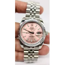 Reloj Rol Datejust Acero En Rosa Claro Jubilee 36 Mm