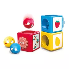 Cubos Para Apilar Pelotas Didáctico Niños Bebe /maryshopcl