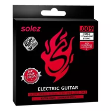 Encordoamento Solez Guitarra 09 Slg9ga Gray Alloy Inox