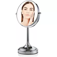 Ovente - Espejo De Maquillaje De Mesa De 7 Con Soporte, Lup