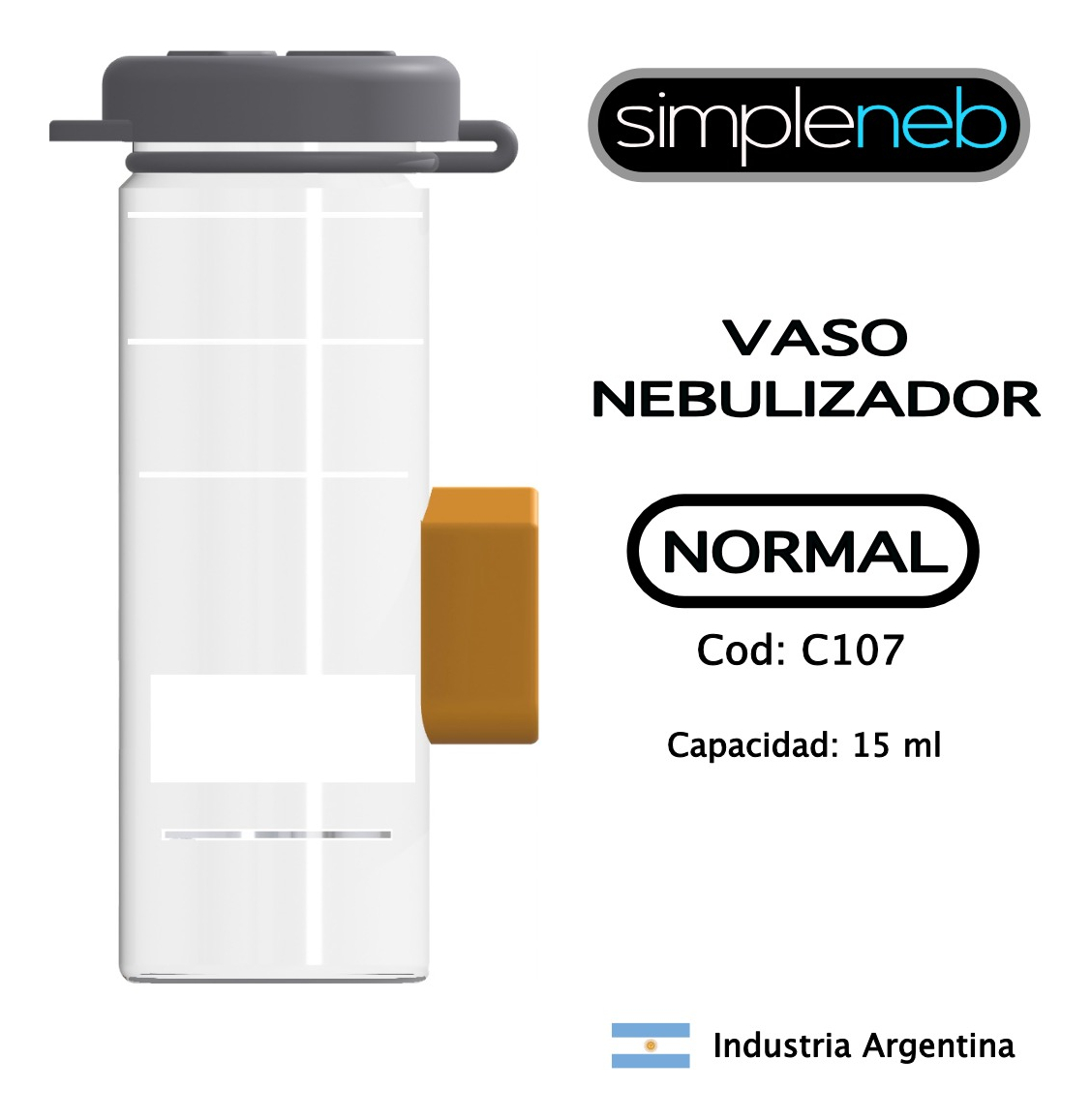 Repuesto Vaso Nebulizador Simpleneb