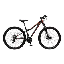 Mountain Bike Oxea Madison R29 S 21v Frenos De Disco Mecánico Cambios Shimano Color Negro/rojo 