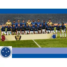 Quadro 20x30 C/ Moldura: Cruzeiro Penta Campeão Copa Br 2017