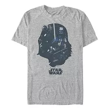 Camiseta Con Relleno Vader Head Fill De Star Wars & Tall Mul
