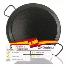 Paellera Espanhola Esmaltada 30 Cm Garcima 4 Porções Paella