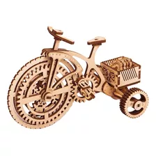 Bicicleta Mecanica Puzzle 3d Madera. Rompecabezas