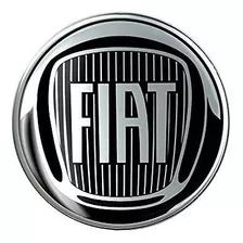 Accesrio Cabina Fiat 21229 Adhesivo Oficial 3d Logo Negro 48