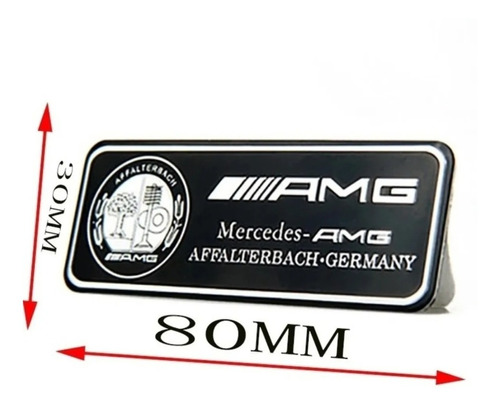 Emblema Para Mercedes Benz Amg Adherible 1pza Varios Modelos Foto 10