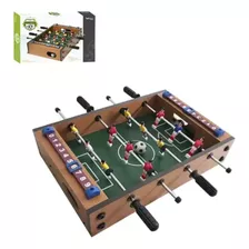 Mini Pebolim Futebol De Mesa Em Mdf 6cm X 34,2cm X 21,4cm