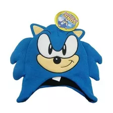 Gorro De Lana Con Forma Infantil Sonic