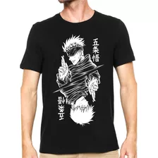Camiseta Camisa Anime Jujutsu Kaisen Satoru Gojo Algodão 