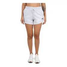 Short Entrenamiento Puma Ess High Waist Mujer En Gris | Stoc