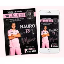 Kit Imprimible Luis Súarez Inter Miami Futbol Textos Editab