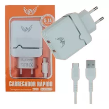 Carregador 2 Usb 5.1a Com Cabo Tipo 2 Altomex Al-9309 Rapido