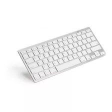 Teclado Bluetooth 3.0 Compatible Macbook Windows Android Color Del Teclado Blanco