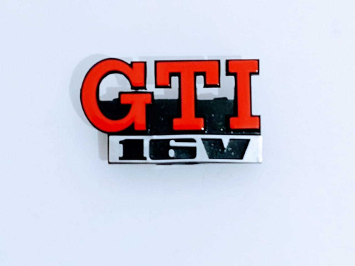 Emblema Parrilla Volkswagen Golf A2 Gti 16 Vlvulas Rojo Foto 2