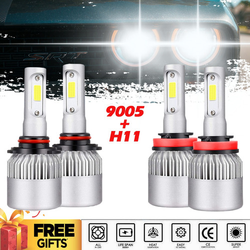 9005 H11 Kit De Focos Led Para Dodge Luz Alta Y Baja 8000lm Foto 10