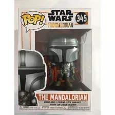 Funko Pop The Mandalorian #345 Star Wars Gun To The Side