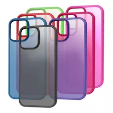 Funda Translucida Para Xiaomi Redmi Colores Neon Uso Rudo