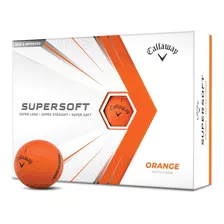 Pelotas Golf Callaway Supersoft (cajax12) | The Golfer Shop Color Naranja