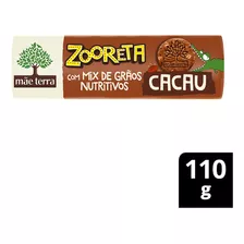 Biscoito Integral Orgânico Cacau Mãe Terra Zooreta Pacote 110g