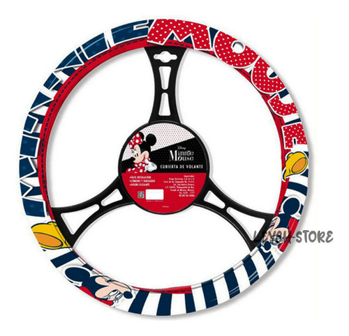 Kit Cubre Volante + Parasol  Minnie Universal Vw Seat Nissan Foto 4