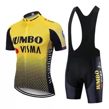 Conjunto De Ciclismo Jumbo Visma 2019 Masculino Verão