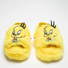 Pantufla 3d Niño Piolin Cool Amarillo Looney Tunes