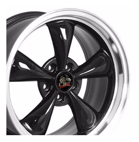 Juego De 4 Rines Bullit Progresivos 18x10 18x9 Mustang 94 04 Foto 4