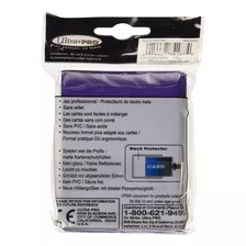 Protectores De Cubierta Ultra Pro Pro, Color Morado Mate, 50