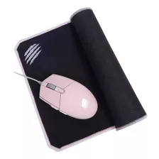 Combo Arya Mc104 Mouse Rosa E Mousepad Com Superficie Speed