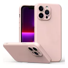 Capa Capinha Para iPhone 14 14 Pro Max Plus Silicone Premium Cor Rosa iPhone 14 Pro Max