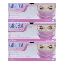 Cubre Boca Plisado Tres Pliegos Ambiderm 150 Pz