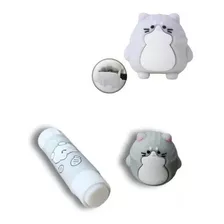 Pack Sacapuntas + Pegamento En Barra De Gato Kawaii Cat Cute