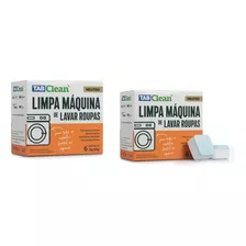 12 Tabletes Pastilhas Limpa Maquina De Lavar Roupa Tabclean