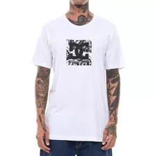 Camiseta Dc Shoes Square Star Fill Marble Masculina Branco