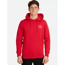 Polerón California Hoodie Juvenil Talla 10 Color Rojo