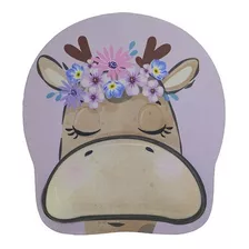 Mousepad Ergonômico Confort Personalizado Girafa