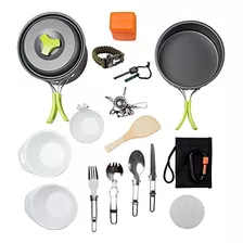 Mallome Camping Utensilios De Cocina Desorden Kit Mochilas Y