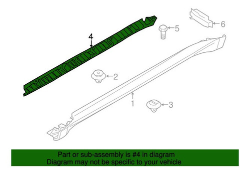 Soporte Estribo Bmw X6 2015 2019 Derecho Original  Foto 6