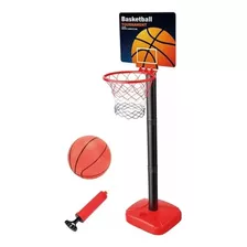 Jogo Infantil Mini Cesta De Basquete C/bola E Bomba